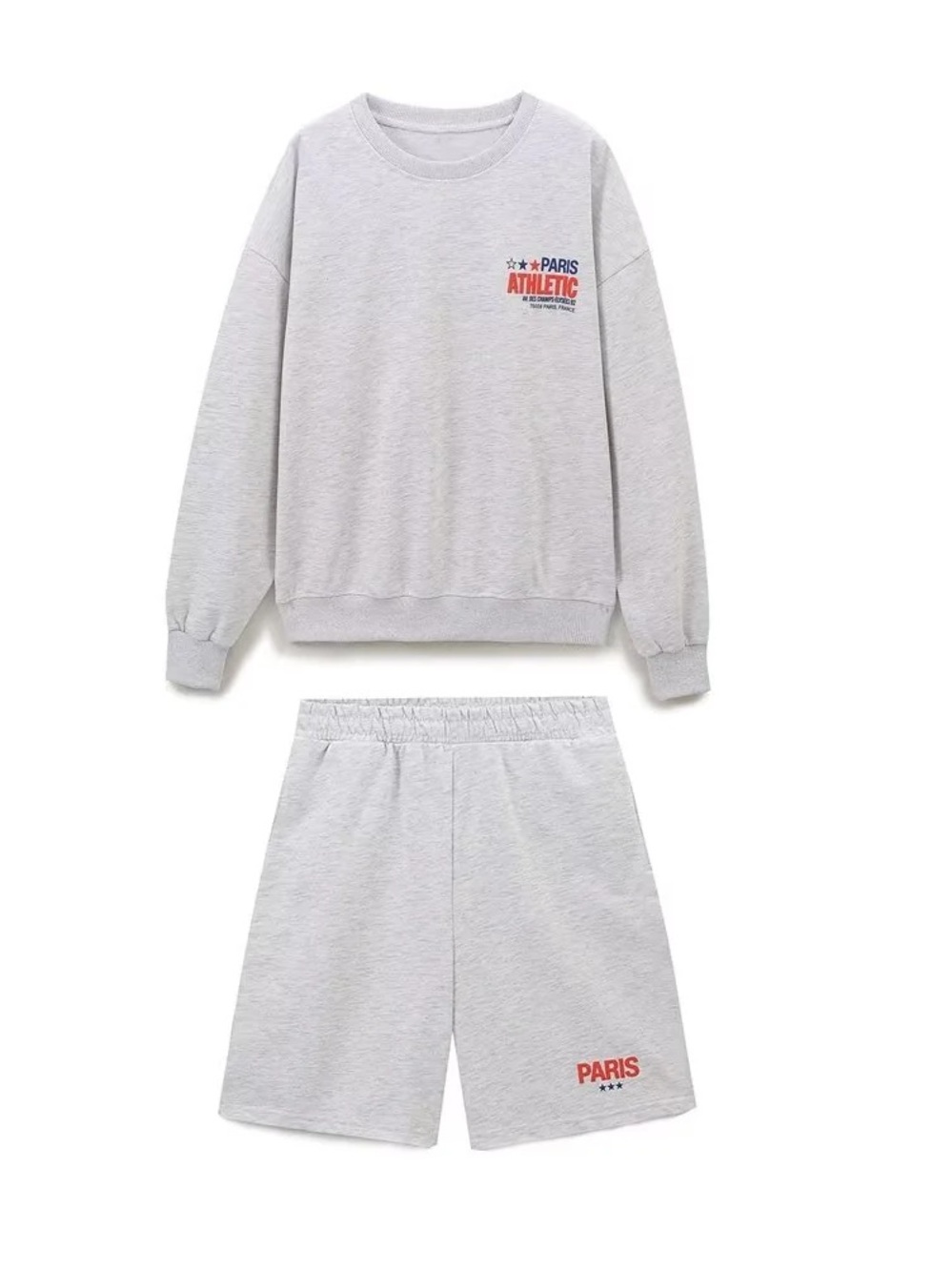 France Athleisure Long Sleeve and Shorts Set- Medium
